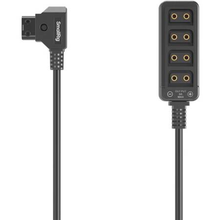 SmallRig 5475 - kabel zasilający, adapter, rozgałęźnik D-Tap 1 do 4